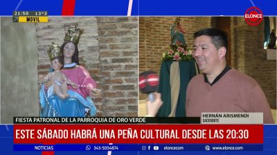 La parroquia de Oro verde prepara su fiesta patronal
